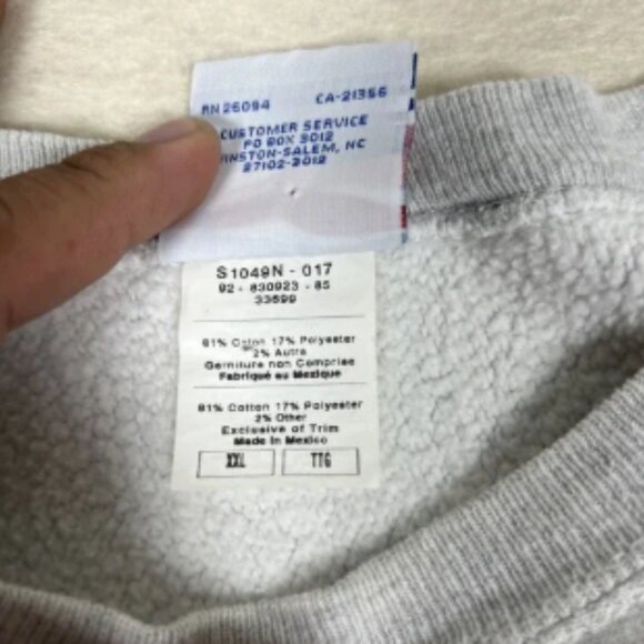 Champion Reverse Weave Sweatshirt Mens 2XL Kellogg Northwestern University Crewn - Picture 5 of 9